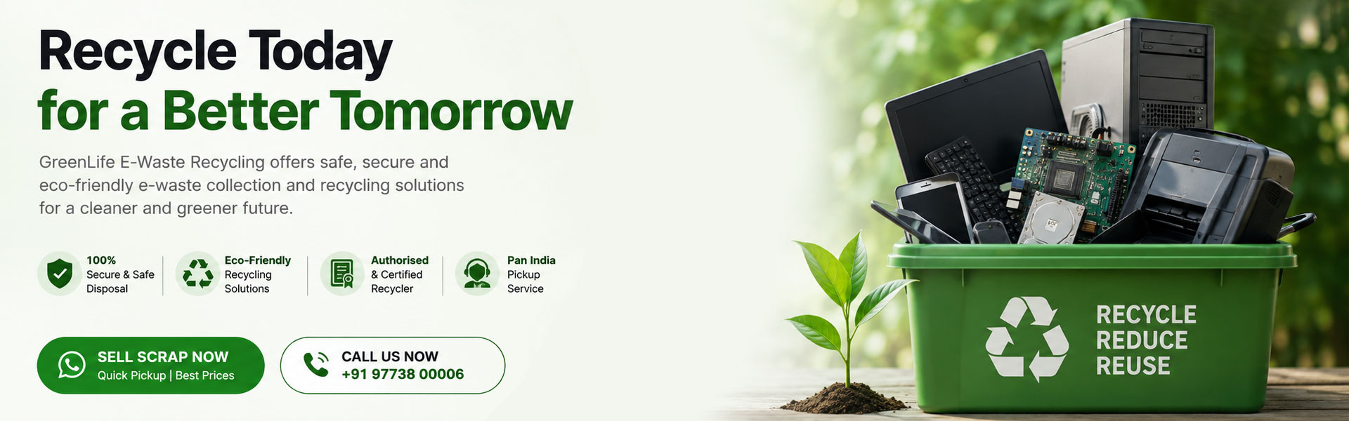 Eco-Friendly E-Waste Recycling and Disposal Services in Indi